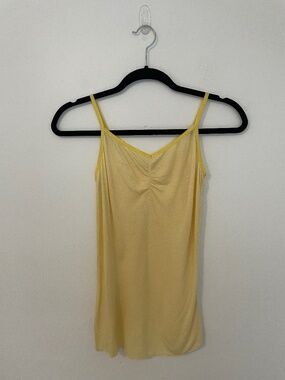 Vintage Lily McNeal Yellow Eyelet Knit Tank Top, Y2k  90's, Size 2 (Small)